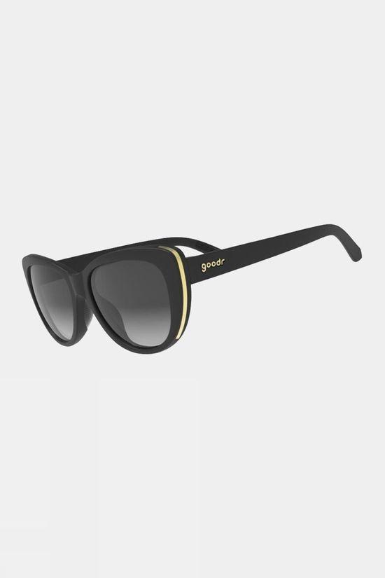 Goodr Breakfast Run to Tiffany's Sunglasses Black Size