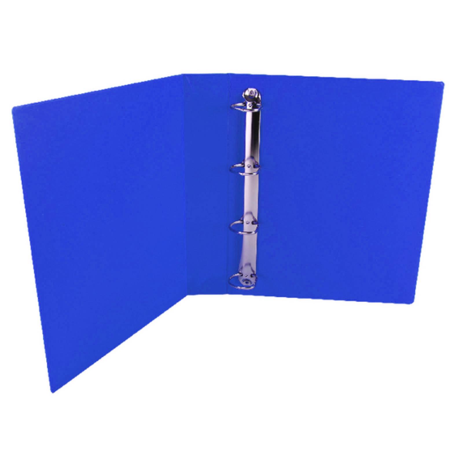 WB A4 Blue 65mm 4D Presentation Ring Binders / Folders (Pack Of 10) [WX70298]