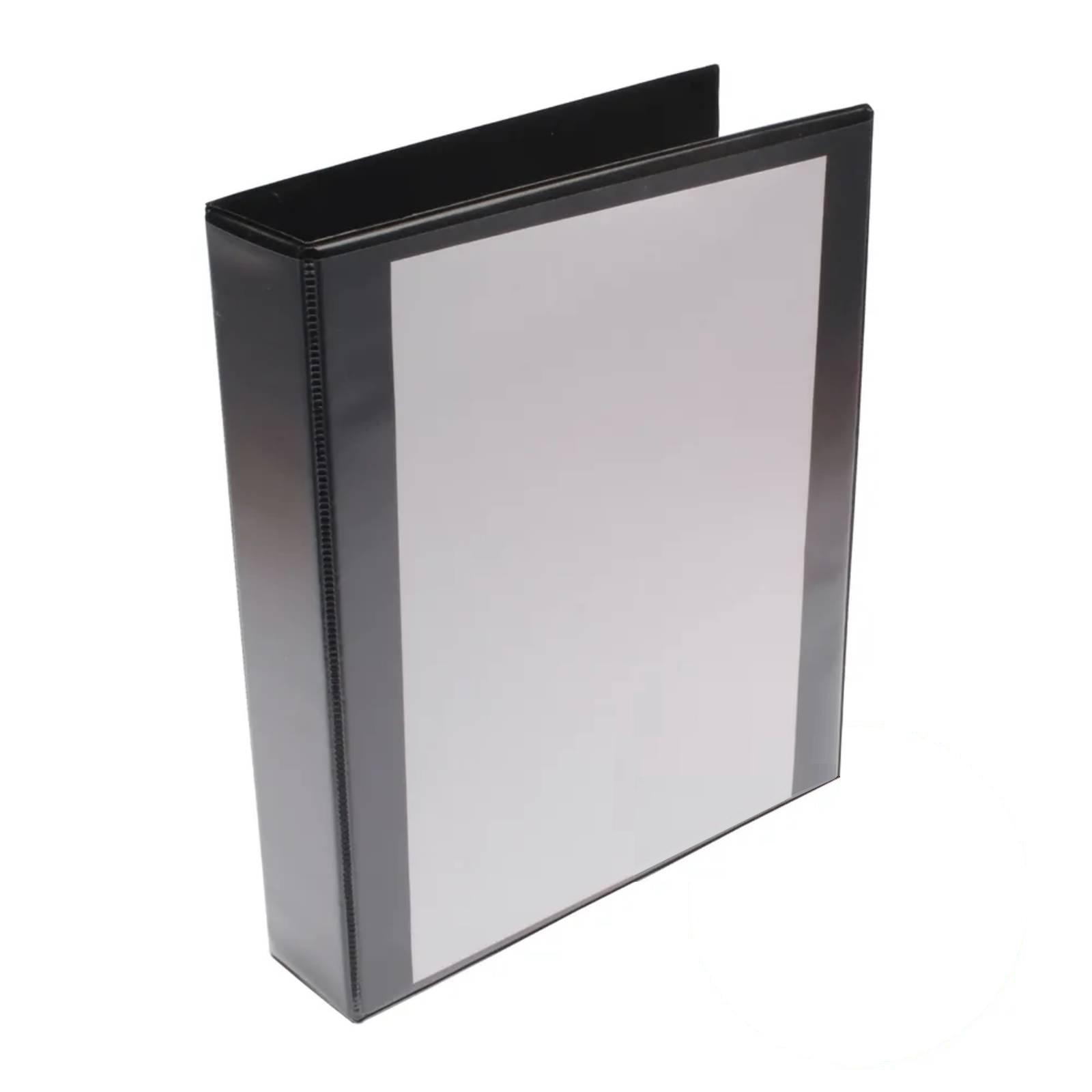 WB A4 Black 40mm 4D Presentation Ring Binders / Folders (Pack Of 10) [WX01332]