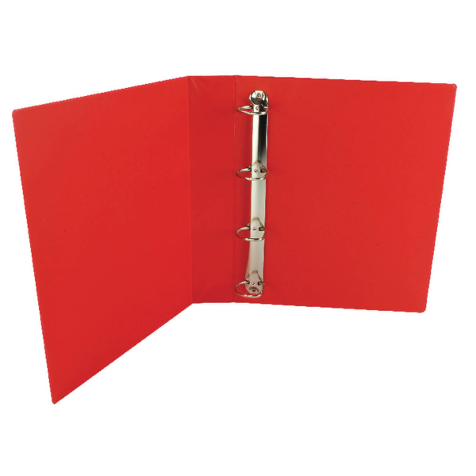 WB A4 Red 50mm 4D Presentation Ring Binders / Folders (Pack Of 10) [WX47658]