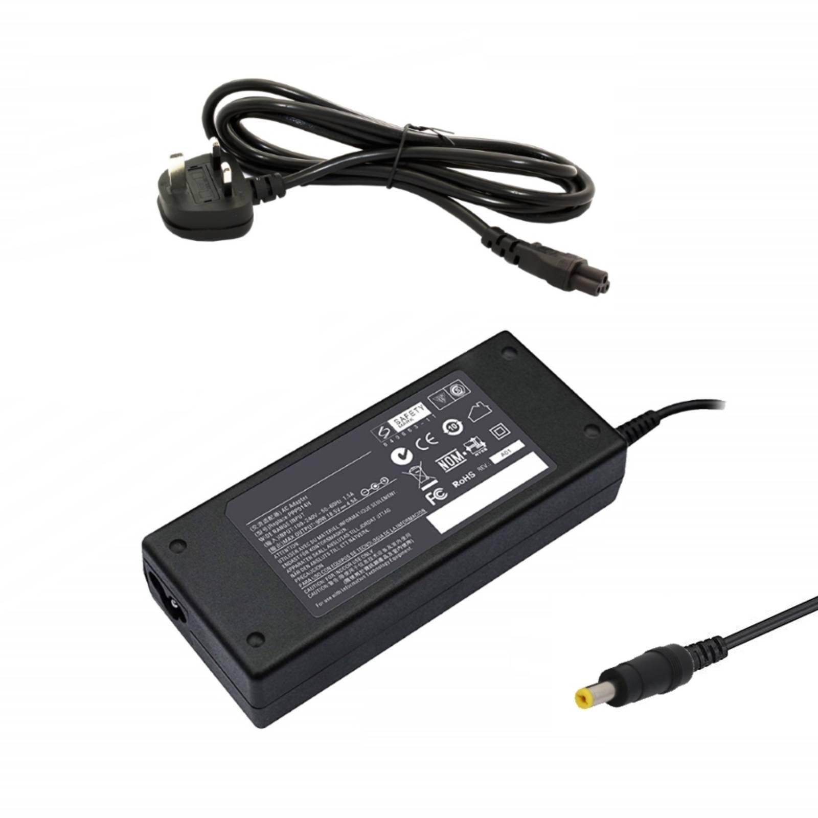 NEC Compatible 19V 3.42A Laptop Charger with 5.5mm x 1.7mm Tip