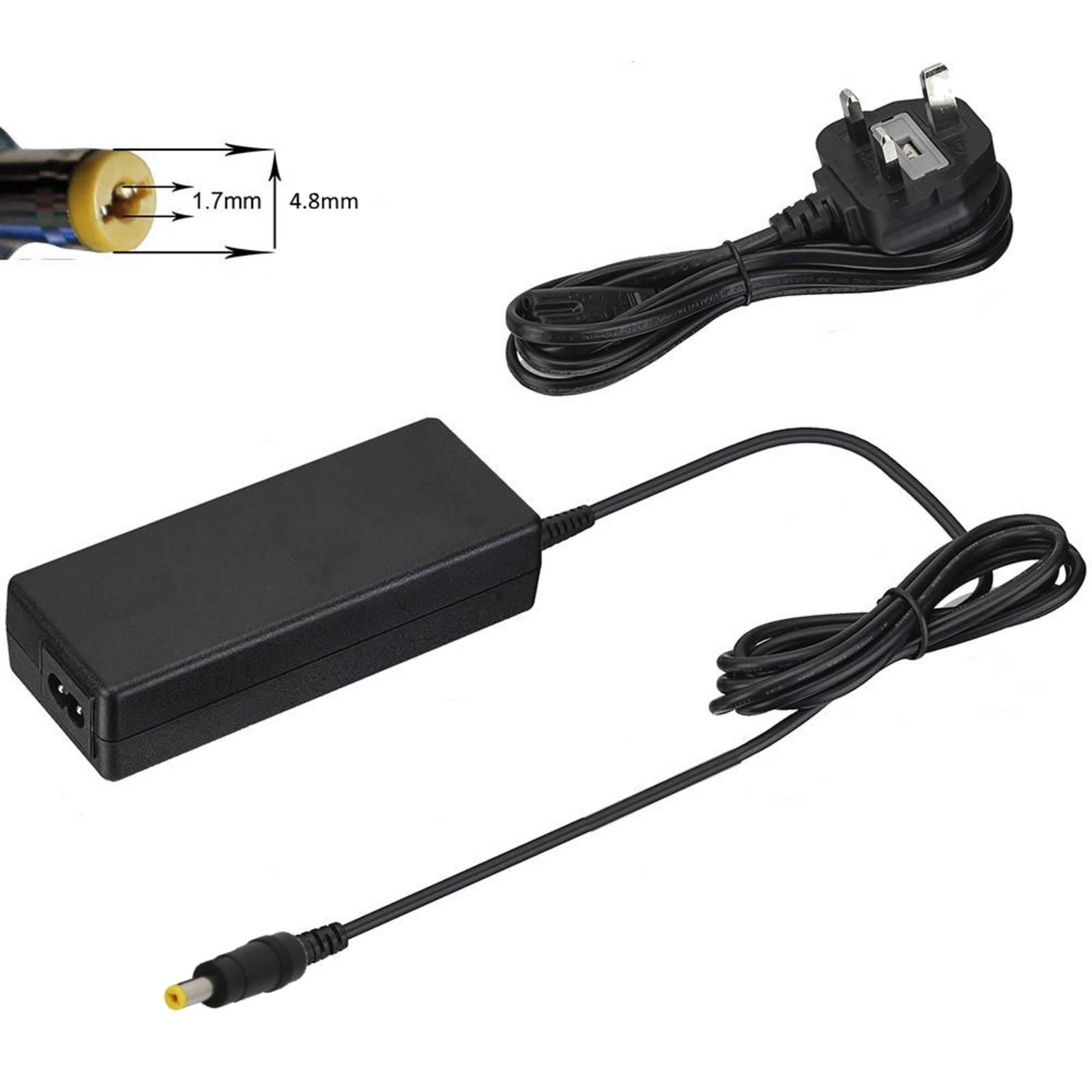 HP Compaq Compatible 18.5V 3.5A Laptop Charger with 4.8mm x 1.7mm Tip