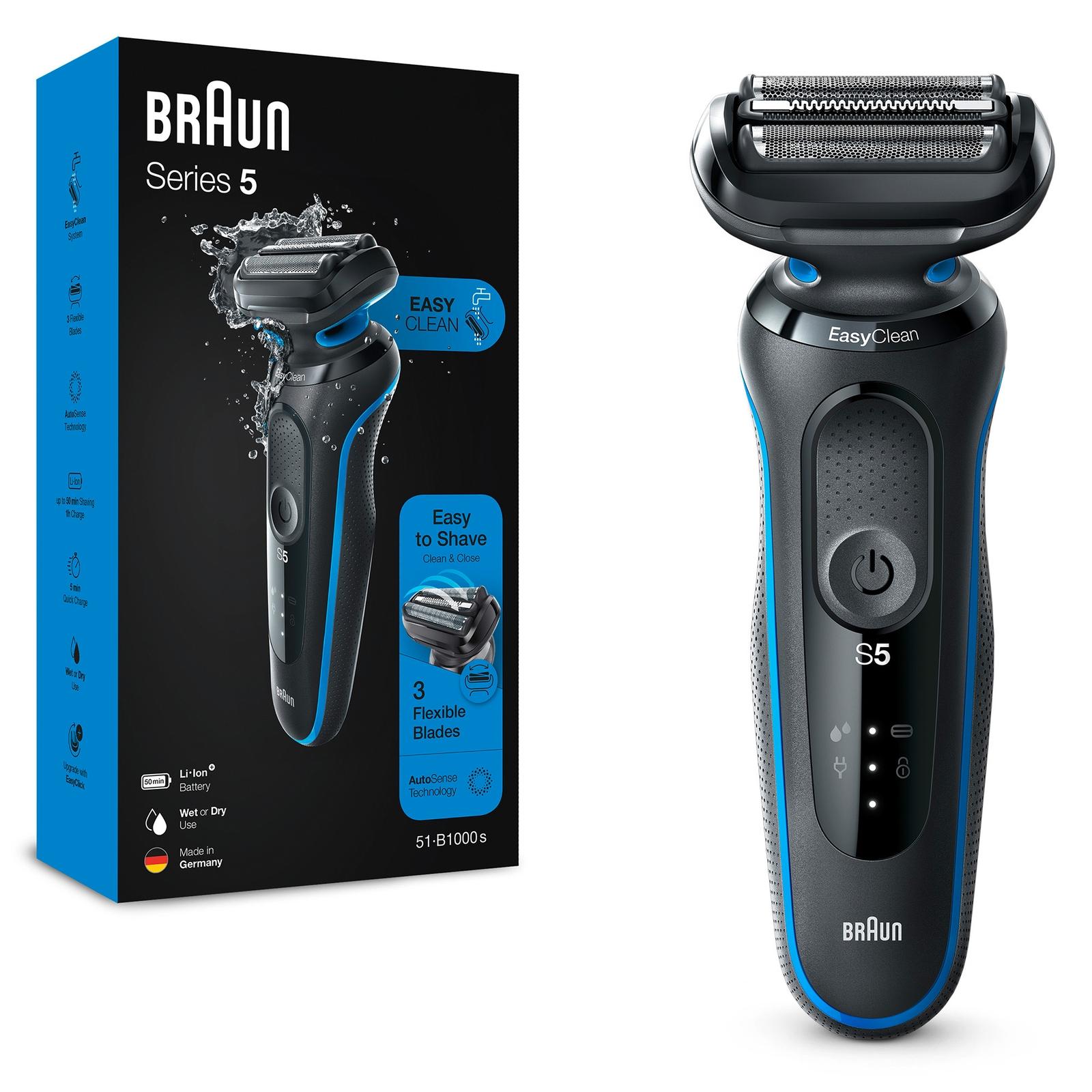 Manual Shaving Razor Braun 5 51-B1000s Blue