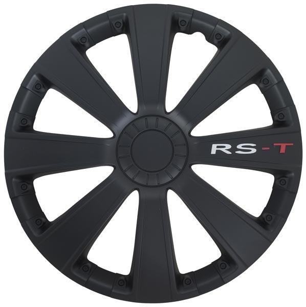 4-Piece Hubcaps RS-T 14-inch black