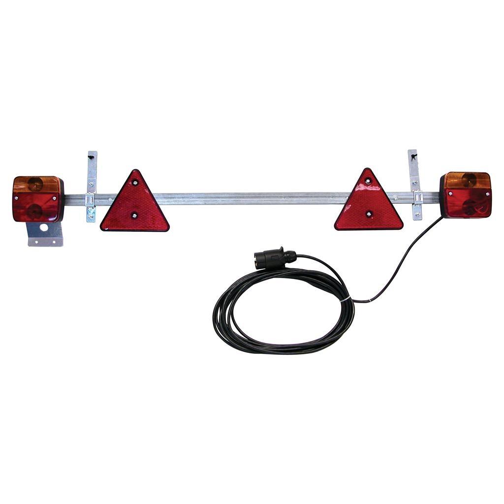 Lighting bar extendable