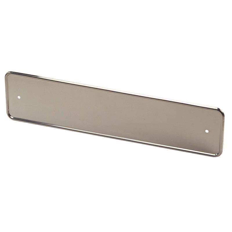 Stainless steel License plate holder Chrome 52x11cm per piece