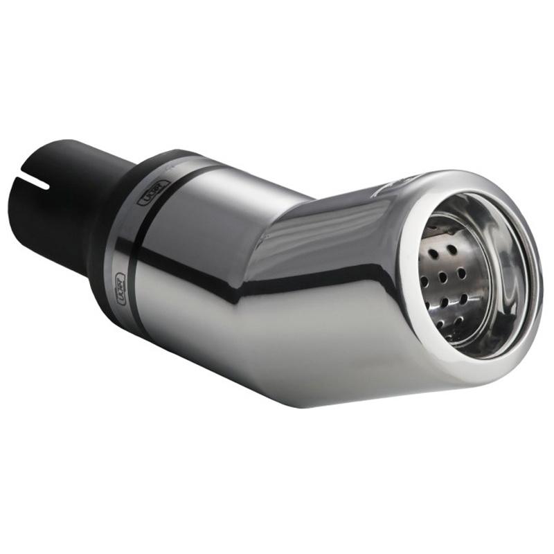 Ulter Sport Exhaust Tip - Round DTM 80mm - Length 170mm - Assembly ->50mm - Stainless Steel