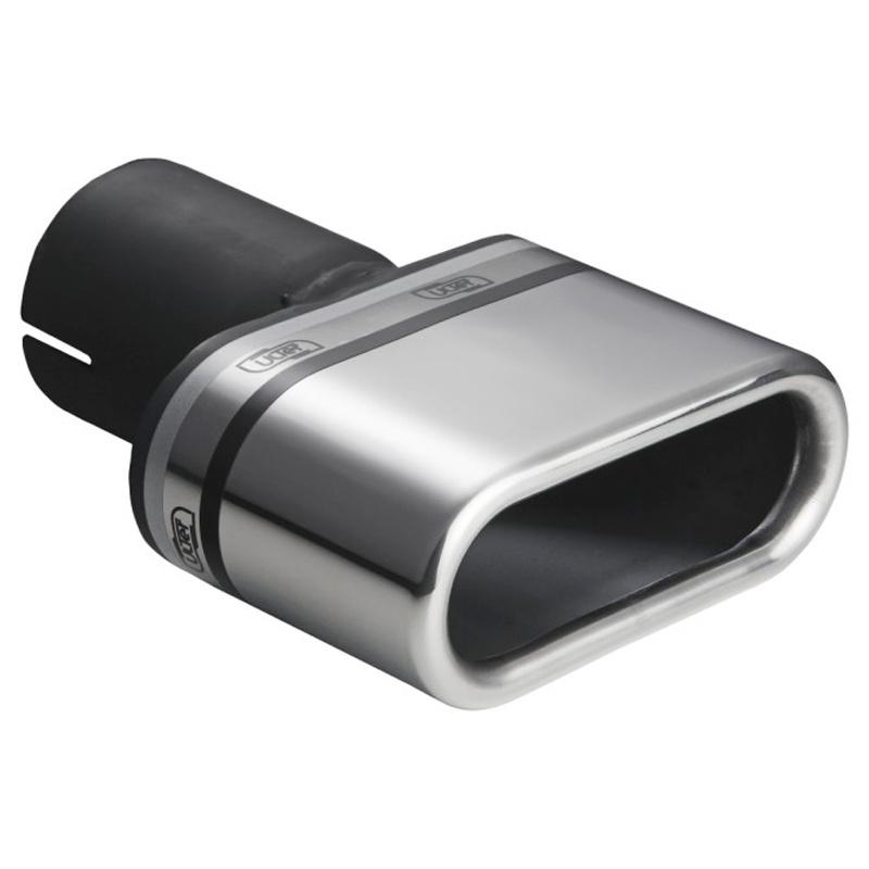 Ulter Sport Uitlaatsierstuk - Oval 110x45mm - Length 80mm - Mounting -> 50mm - Stainless steel