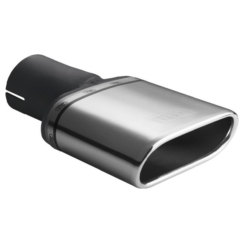 Ulter Sport Uitlaatsierstuk - Oval 167x60mm - Length 200mm - Mounting -> 50mm - stainless steel