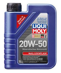 Motor Oil Liqui Moly Mos2 Low Viscosity 20W50 /B4 1L