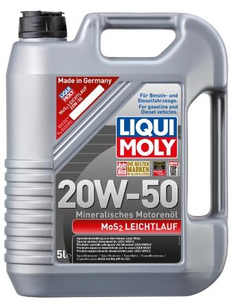 Motor Oil Liqui Moly Mos2 Low Viscosity 20W50 /B4 5L