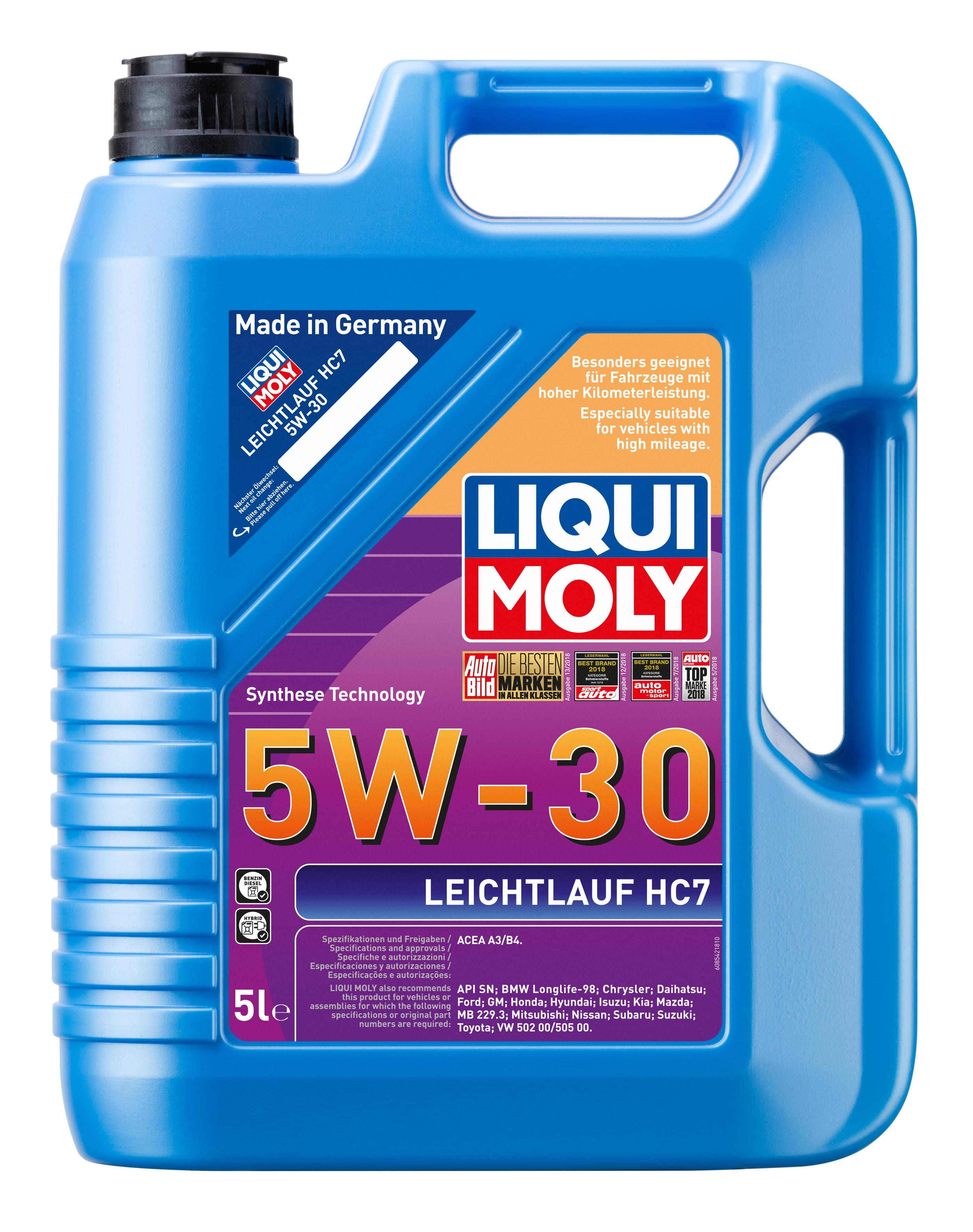 Engine oil Liqui Moly Leichtlauf HC7 5W30 /B4 5L