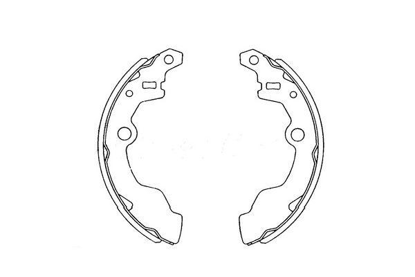 Brake Shoe Set KBS-8401 Kavo Parts