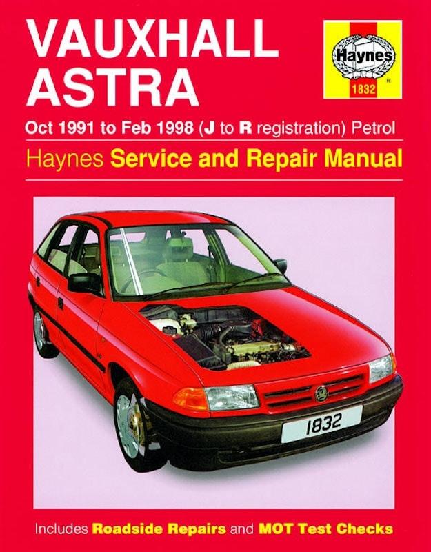 Haynes Workshop manual Vauxhall / Opel Astra petrol (1991-1998)