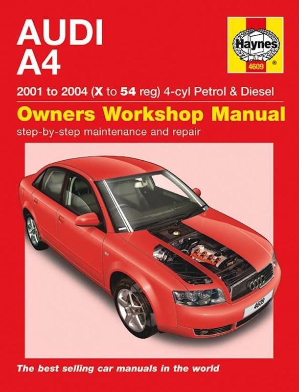 Haynes Workshop manual Audi A4 petrol & diesel (2001-2004)