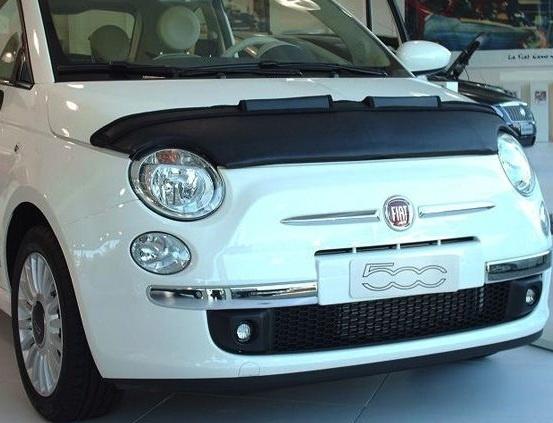 Bonnet liner cover Fiat 500 2007- black