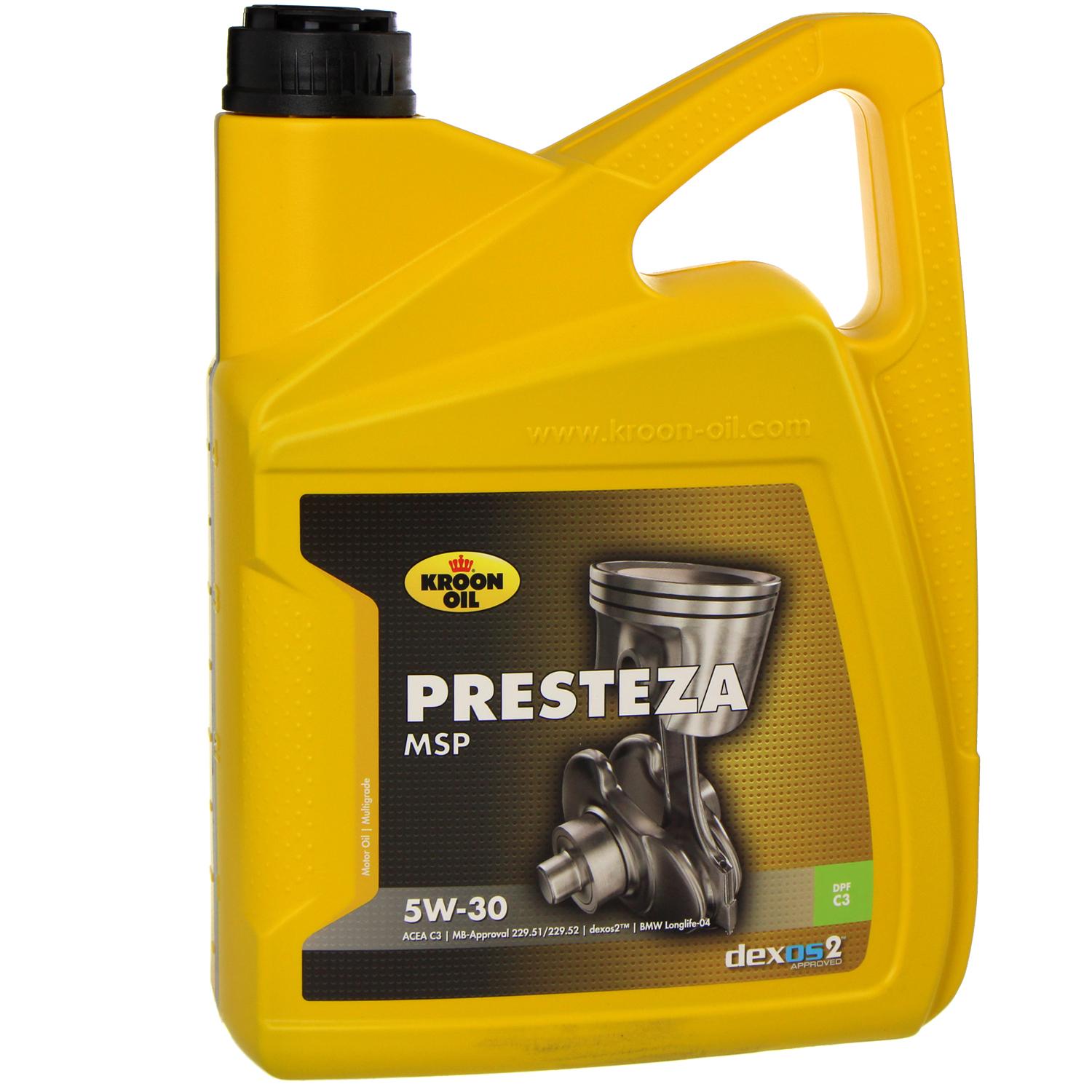 Engine oil Kroon-Oil Presteza MSP 5W30 , C3 5L