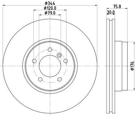 Brake Discs 8DD 355 128-381 Hella Pagid GmbH