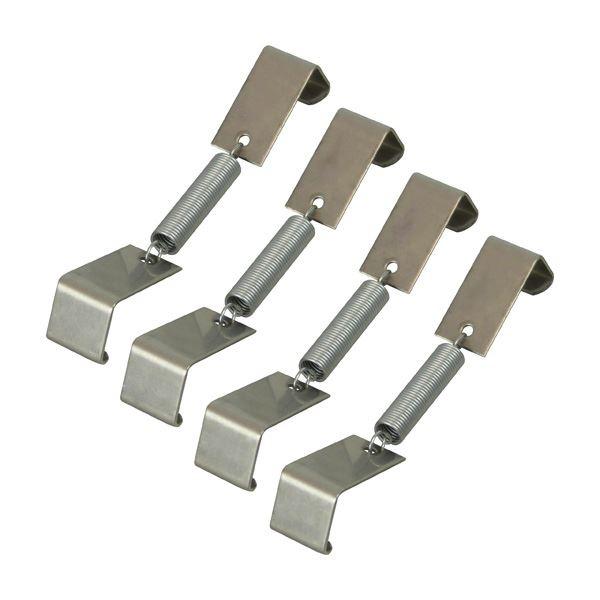 Carpoint License plate clamps Set 4-piece