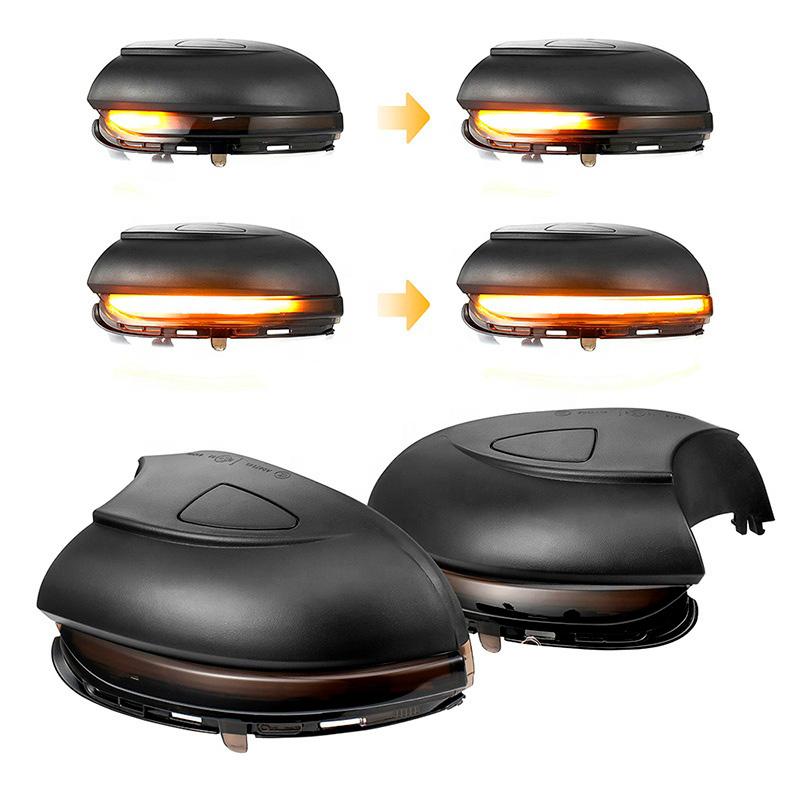 Set LED Side Mirror Indicators - Volkswagen Golf VI 2008-2012 & Touran 2010-2015 - Smoke - incl.