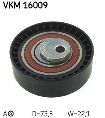 Tensioner Pulley, timing belt VKM 16009 SKF