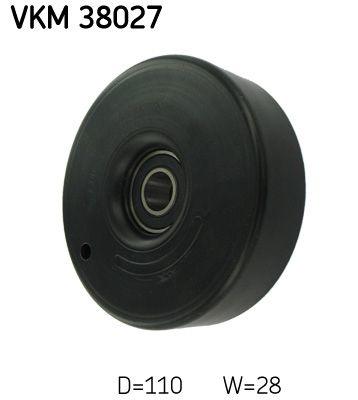 Deflection/Guide Pulley, v-ribbed Belt VKM 38027 SKF