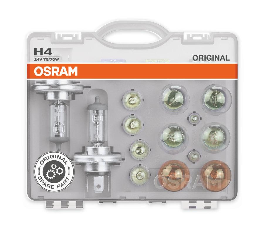 Osram spare bulb set 24V H4