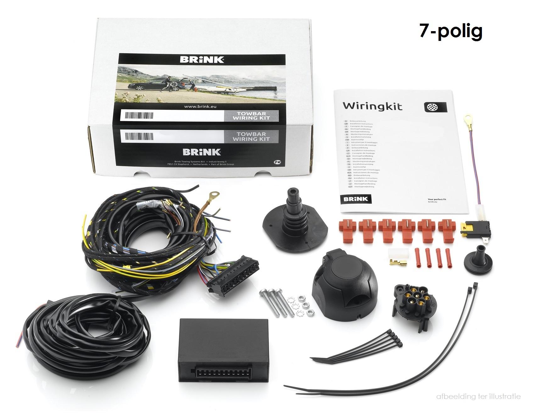 Electric Kit, towbar 703323 Brink