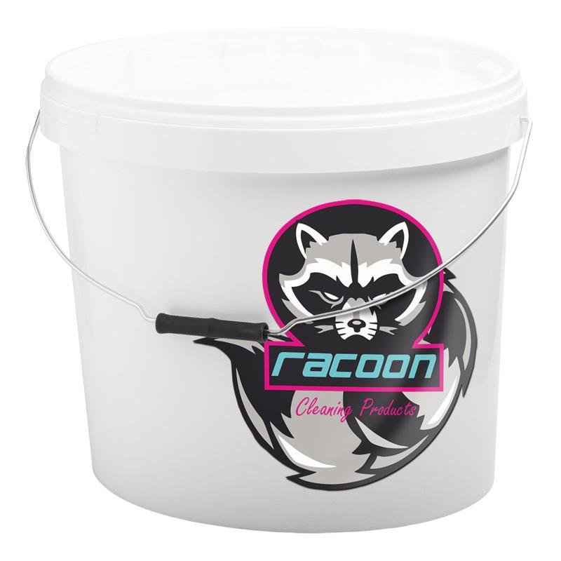 Racoon Laundry bucket with lid 18L