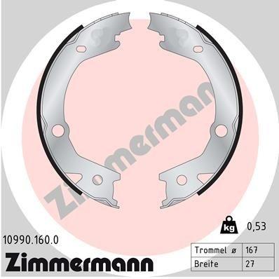 Brake Shoe Kit, parking brake