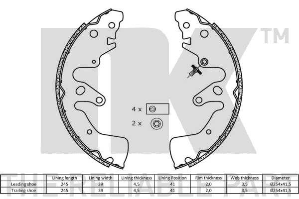 Brake Shoe Kit