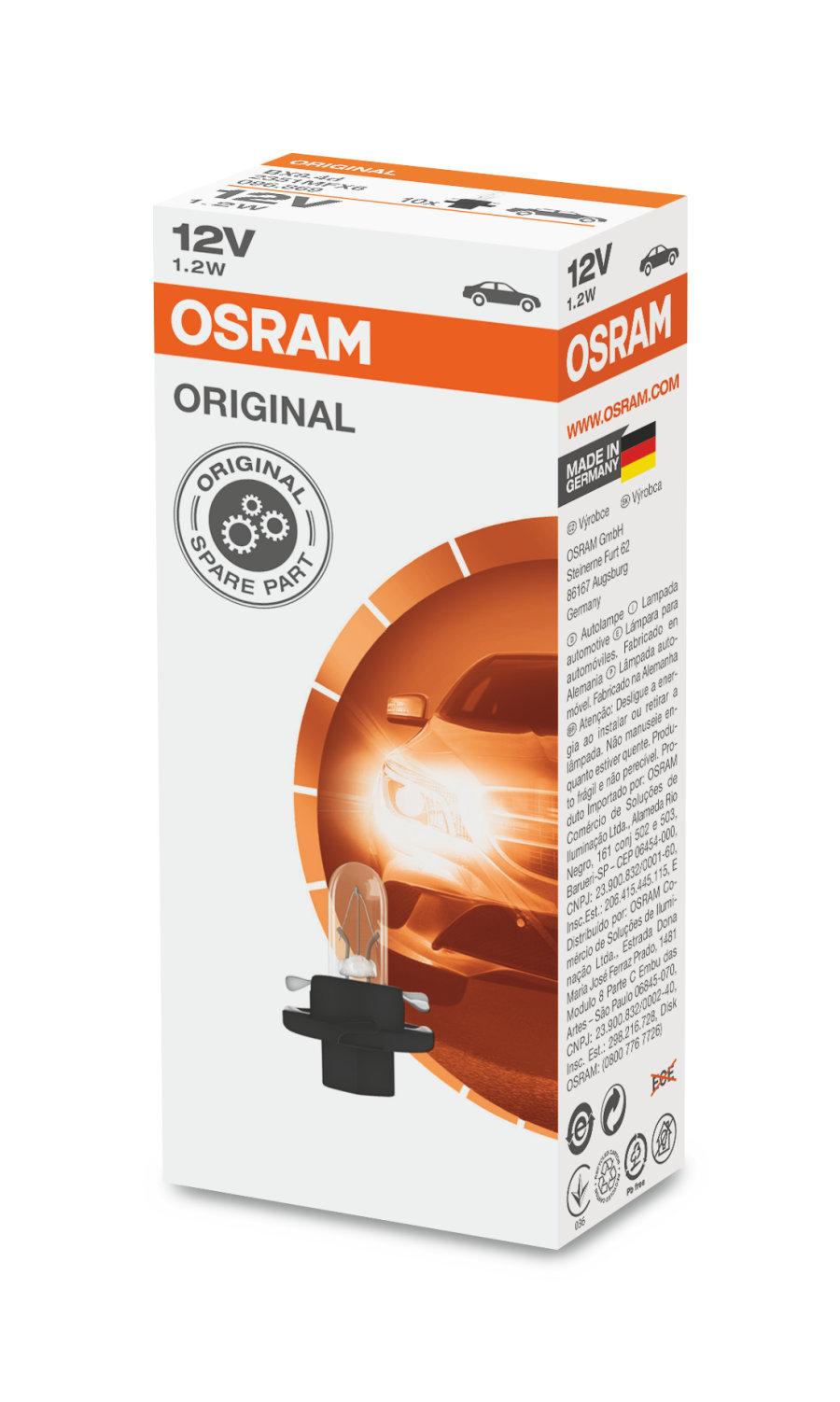 Osram Original Line BX8.4d12V 1.2W