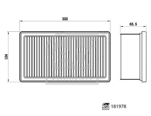 air filter 181978 FEBI