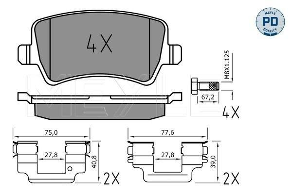 Brake Pad set, Disc Brake