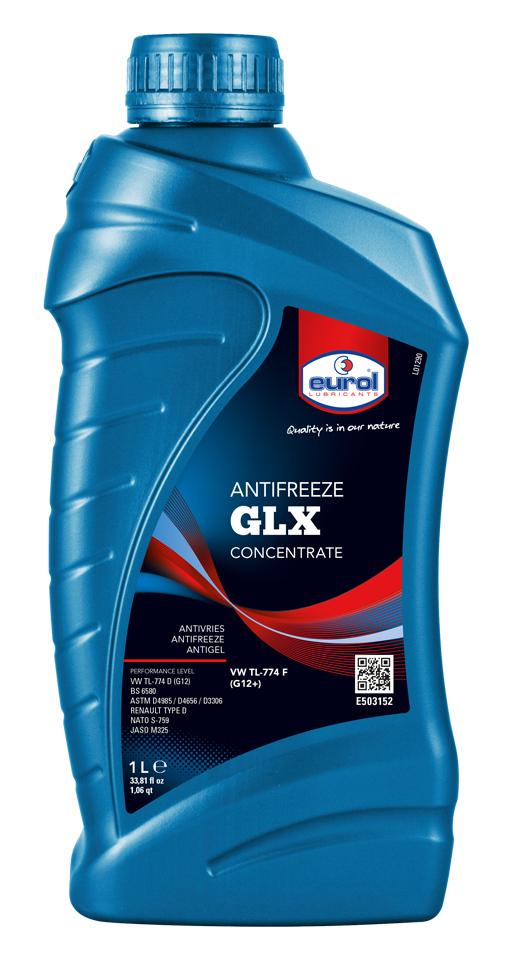 Coolant Eurol Antifreeze GLX G12+ -36°C 1L