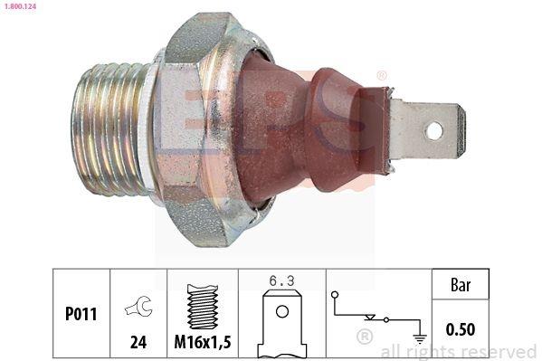 Oil Pressure Switch Made in Italy - OE Equivalent 1..124 EPS Facet