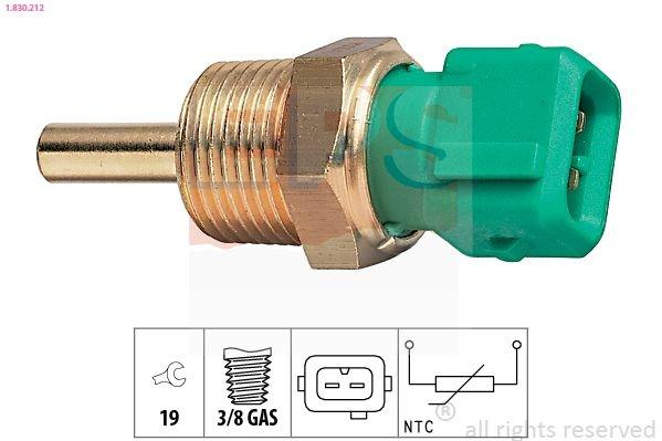 Sensor, coolant temperature Made in Italy - OE Equivalent 1.830.212 EPS Facet