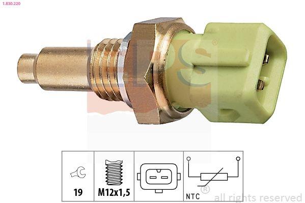 Sensor, coolant temperature Made in Italy - OE Equivalent 1.830.220 EPS Facet