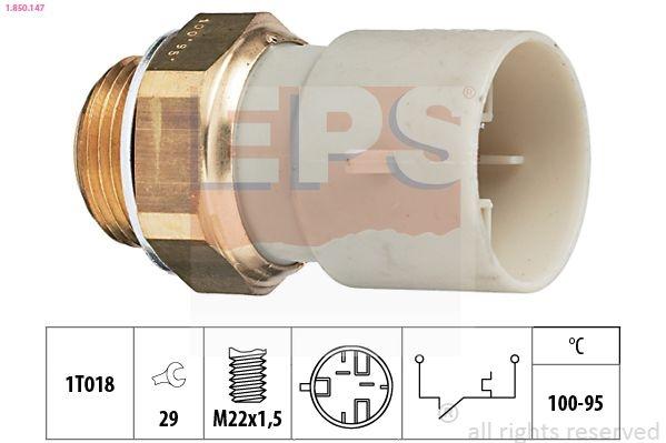 Temperature Switch, radiator fan Made in Italy - OE Equivalent 1.. EPS Facet