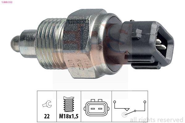 Switch, reverse light Made in Italy - OE Equivalent 1.860.152 EPS Facet