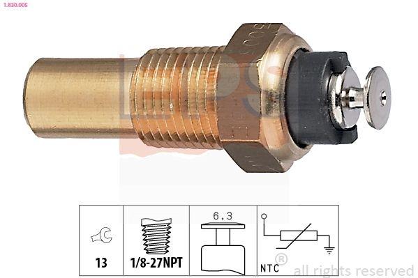 Sensor, coolant temperature Made in Italy - OE Equivalent 1.830.005 EPS Facet