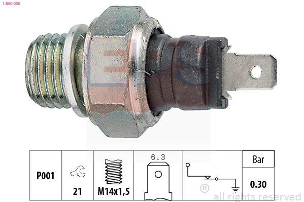 Oil Pressure Switch Made in Italy - OE Equivalent 1..000 EPS Facet