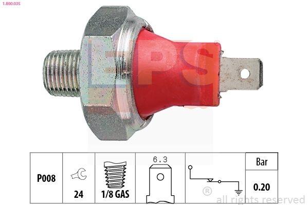 Oil Pressure Switch Made in Italy - OE Equivalent 1..035 EPS Facet