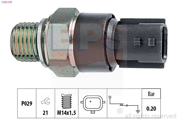 Oil Pressure Switch Made in Italy - OE Equivalent 1800189 EPS Facet