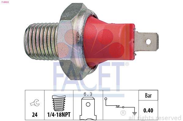 Oil Pressure Switch Made in Italy - OE Equivalent