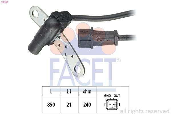 Sensor, Crankshaft Pulse Made In Italy - OE Equivalent 9.0165 Facet