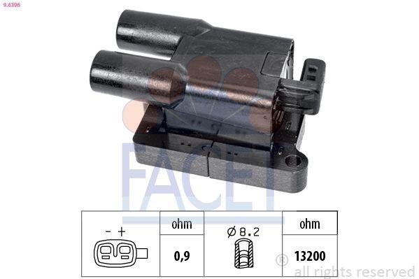 Ignition Coil Made in Italy - OE Equivalent 9.6396 Facet