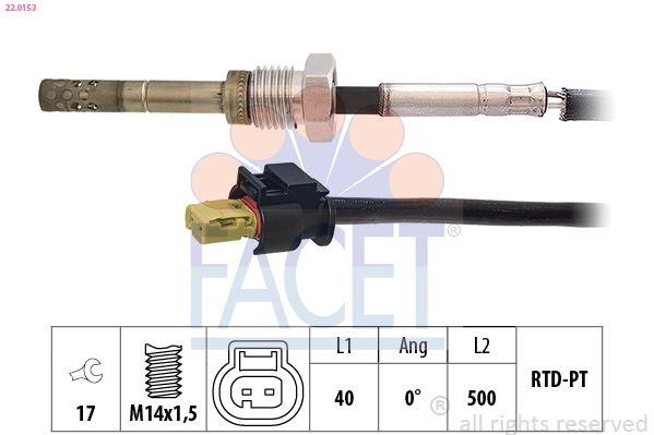 Sensor, exhaust gas temperature Made in Italy - OE Equivalent