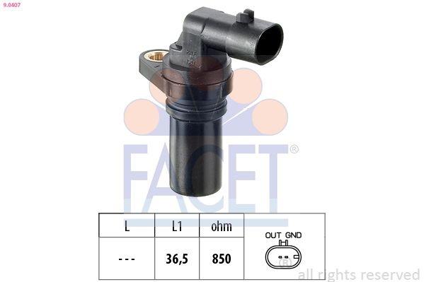 Sensor, crankshaft pulse Made in Italy - OE Equivalent 9.0407 Facet