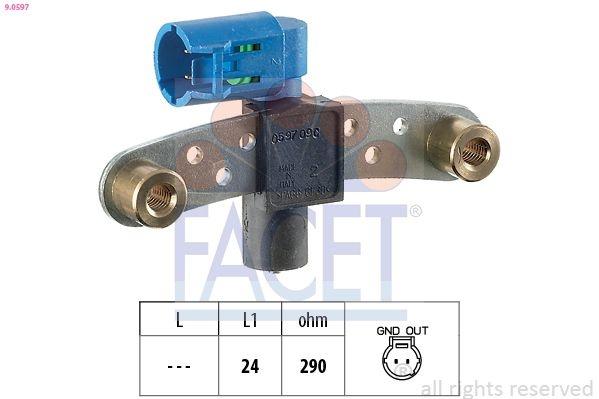 Sensor, crankshaft pulse Made in Italy - OE Equivalent 9.0597 Facet